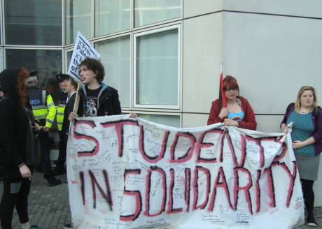Click on image to see full-sized version Students in Solidarity