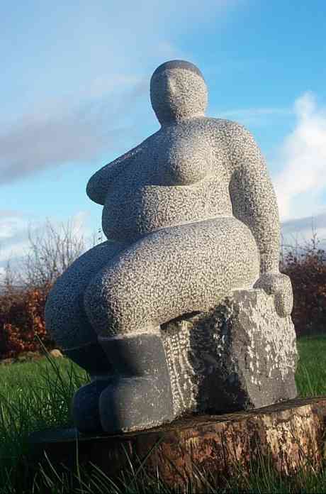 Click on image to see full-sized version Wise Woman Icon, Sunbathing in Leitrim