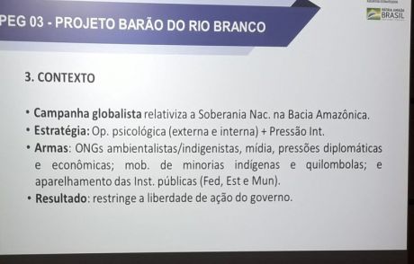 One of the slides from the presentation. | democraciaAbierta