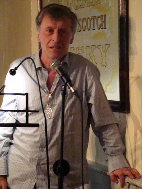 Click on image to see full-sized version Michael O'Dea at Dublin launch
