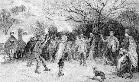 Click on image to see full-sized version Wassailing the apple tree