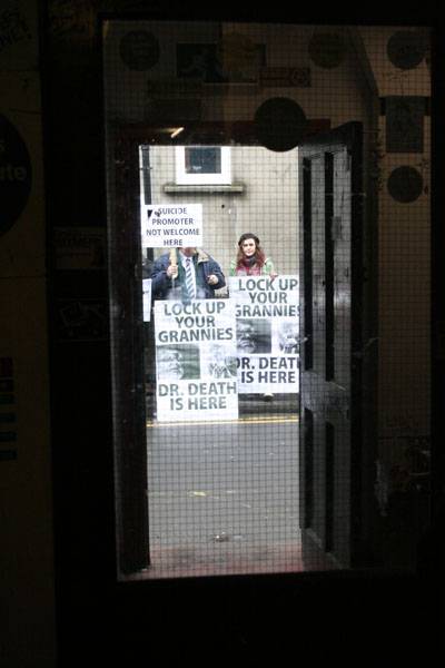 Click on image to see full-sized version The view from inside. Pic: William Hederman