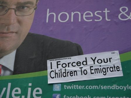 Click on image to see full-sized version Dan Boyle - I Forced Your Children To Emigrate