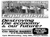 Poster for the public meeting