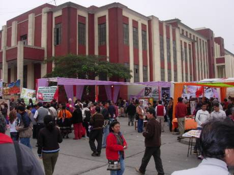 Click on image to see full-sized version Stands at Cumbre de los Pueblos
