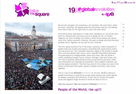 Click on image to see full-sized version Take the square!!! Take the streets!!! #Globalrevolution