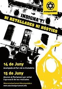 Click on image to see full-sized version acampadaBCN: take the square > take the parliament