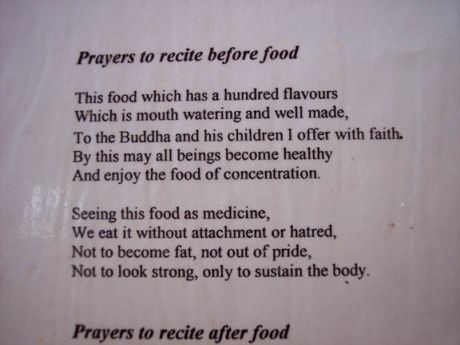 Click on image to see full-sized version prayer before food