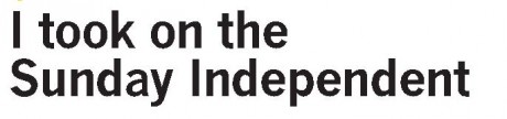 Click on image to see full-sized version How to make the SINDO sing - the paper that protects the strong and attacks the weak