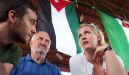 Seamus and Teresa Ferris, who visited the convoy in Latakia