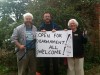 Chris Cole, Fr. Martin Newell, Susan Clarkson