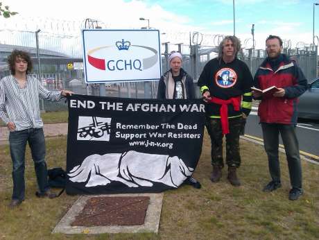 Click on image to see full-sized version "At the gates of GCHQ"